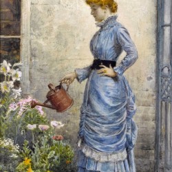 Watering the Flowers